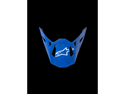 ALPINESTARS Náhradný šilt Supertech M10 Flood – Met Blue Med Blue Blk Crb M G