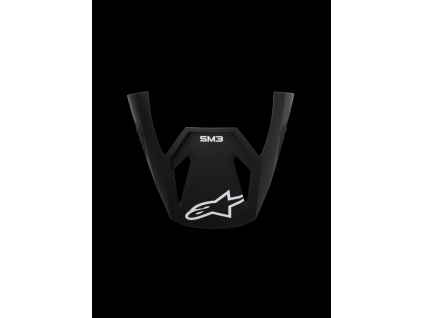 ALPINESTARS Náhradný šilt SM3 Solid – čierna, matná