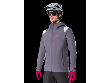 ALPINESTARS Nepremokavá MTB bunda A-Dura Rain – tmavá titánová