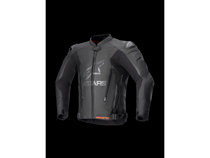 ALPINESTARS Kožená moto bunda GP Plus V4 – čierna/čierna