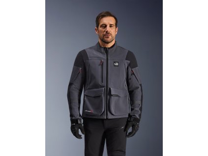 ALPINESTARS Moto bunda Maxdura Drystar XF Laminated Armored Shell – tmavá sivá/čierna