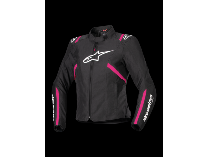 ALPINESTARS Dámska nepremokavá moto bunda Stella T-SPS V2 Waterproof – čierna/biela/ružová Diva