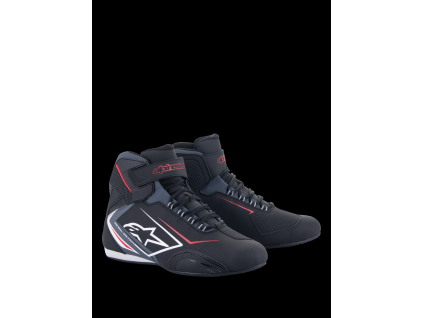 ALPINESTARS Nepremokavé moto topánky Sektor Waterproof – čierna/biela/sivá