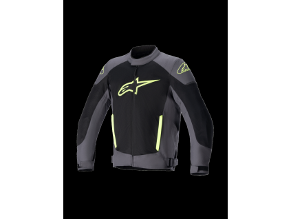 ALPINESTARS Priedušná moto bunda T-SP X Superair – asfaltová sivá/čierna/žltá fluo