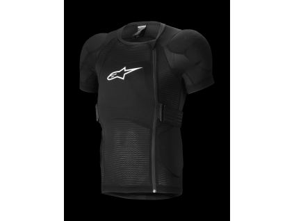 ALPINESTARS Ochranná vesta A-Impact PLASMA s krátkym rukávom – čierna/biela
