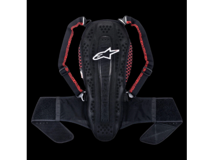 ALPINESTARS Chránič chrbta Nucleon KR-2 – čierna/dymová/červená