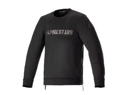 ALPINESTARS Ochranná moto mikina Legit Crew Fleece – čierna/studená sivá