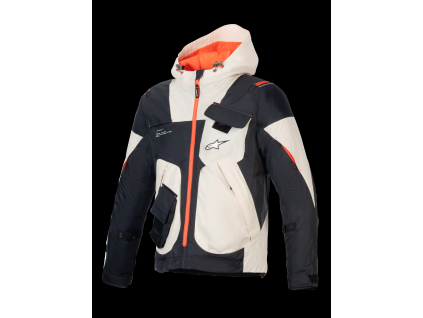 ALPINESTARS Letná moto bunda Mogress Air – čierna/mandľová/výrazná oranžová