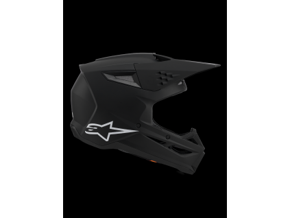 ALPINESTARS Motokrosová prilba S-M3 Solid ECE 22.06 – čierna matná