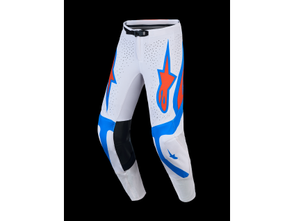 ALPINESTARS Motokrosové nohavice Supertech Vesta 2027 – svetloorgovánová/červená Cardinal