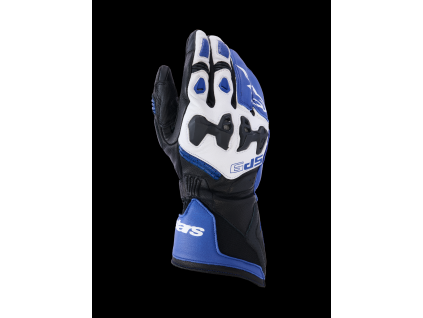ALPINESTARS Športové moto rukavice SP-9 – jasná modrá/tmavomodrá/biela