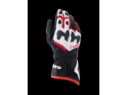 ALPINESTARS Športové moto rukavice SP-9 – čierna/biela/jasná červená