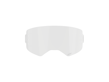 ALPINESTARS Náhradné sklo Supertech Wide Vision Roll-Off – číre