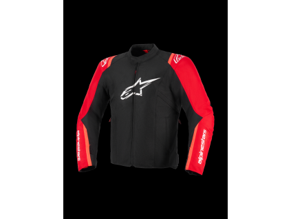 ALPINESTARS Nepremokavá športová moto bunda T-SPS V2 Waterproof – čierna/červená/červená fluo