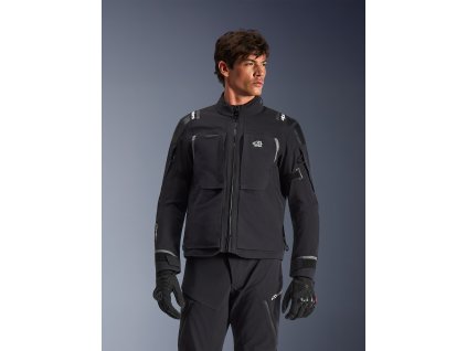ALPINESTARS Textilná moto bunda Andes Pro Drystar XF – čierna/tmavá sivá