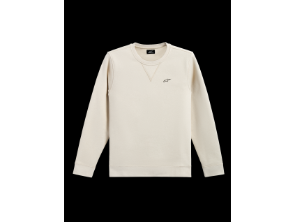 ALPINESTARS Mikina Positive Crew – lomená biela