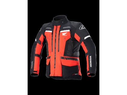 ALPINESTARS Textilná moto bunda Honda Bogotá Pro Drystar – jasná červená/čierna
