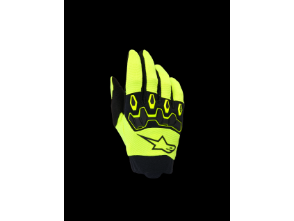 ALPINESTARS Detské a juniorské motokrosové rukavice Full Bore V2 – žltá fluo/čierna