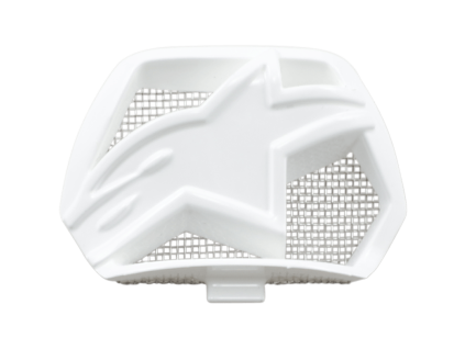ALPINESTARS Bradový vetrací diel Supertech M10/M8 – biela