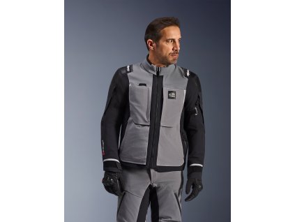 ALPINESTARS Textilná moto bunda Andes Pro Drystar XF – tmavá sivá/čierna