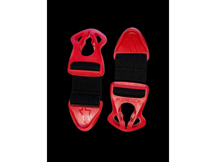 ALPINESTARS Predné pružné pásy A-10 V2 – čierna/červená