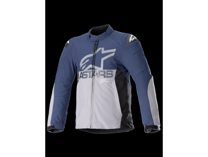 ALPINESTARS Nepremokavá moto bunda SMX Waterproof – tmavomodrá/tmavá sivá