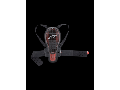 ALPINESTARS Chránič chrbta Nucleon KR-1 Cell – priehľadná dymová/červená/čierna