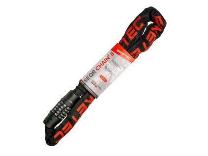 biketec lancuch cp 0 9m oczko 8mm zamek szyfrowy