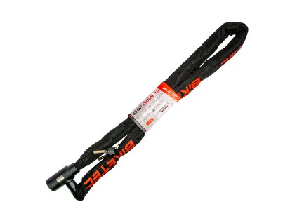 biketec lancuch cp 1 5m oczko 10mm wbudowany zamek