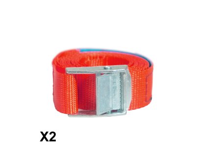 biketec komplet 2 pasow transportowych 25mm x 2m o