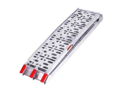 biketec aluminiowa azurowa rampa najazdowa z podpo