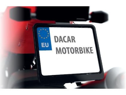 BIKETEC Rámik ŠPZ na motocykel (Vyhotovenie: čierna)