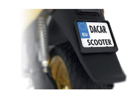 BIKETEC Rámik ŠPZ na skúter (Vyhotovenie čierna)