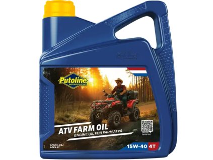PUTOLINE ATV Farm Oil 15W-40 – motorový olej 4T – 4 l