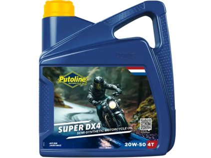PUTOLINE Super DX4 20W-50 – motorový olej 4T – 4 l