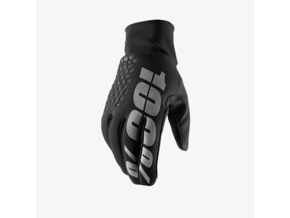 100% Rukavice zimné CROSS/Enduro Hydromatic Brisker čierne