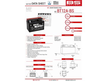 bs akumulator bt12a bs yt12a bs 152x88x106 12v 1
