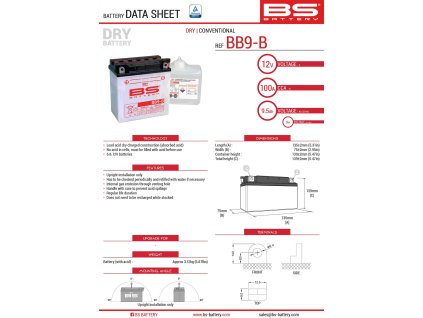 bs akumulator bb9 b yb9 b 12n9 4b 1 12v 9ah 13