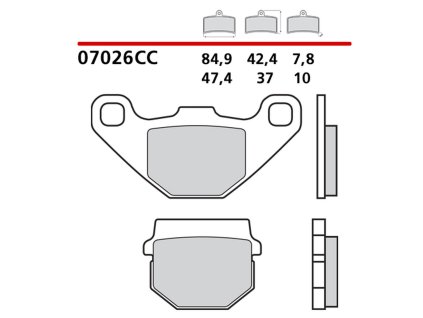 brembo 2026 06 klocki hamulcowe carbon ceramic sco