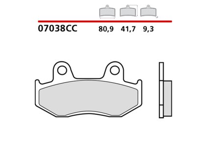 brembo 2026 03 klocki hamulcowe kh323 scooter carb