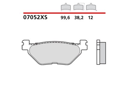 brembo 2026 06 klocki hamulcowe sinter scooter pad