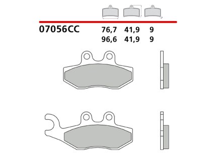 brembo 2026 03 klocki hamulcowe kh353 scooter carb