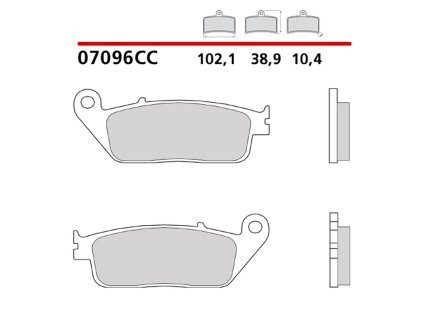 brembo 2026 03 klocki hamulcowe kh196 scooter carb