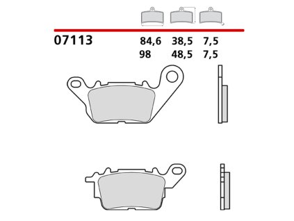 brembo 2026 03 klocki hamulcowe kh694 scooter carb