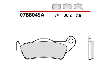 brembo 2026 03 klocki hamulcowe kh181 sinter sa s