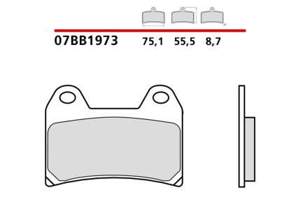 brembo 2026 03 klocki hamulcowe kh244 genuine sint
