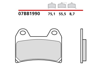 brembo 2026 03 klocki hamulcowe kh244 genuine sint
