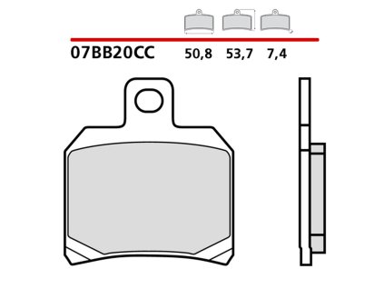 brembo 2026 03 klocki hamulcowe kh266 carbon ceram