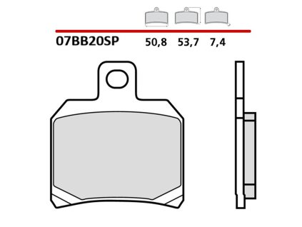 brembo 2026 03 klocki hamulcowe kh266 sinter sp s
