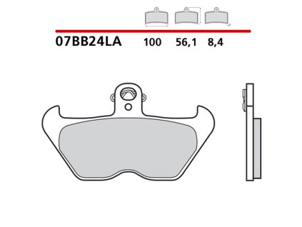 brembo 2026 06 klocki hamulcowe sinter la front pa